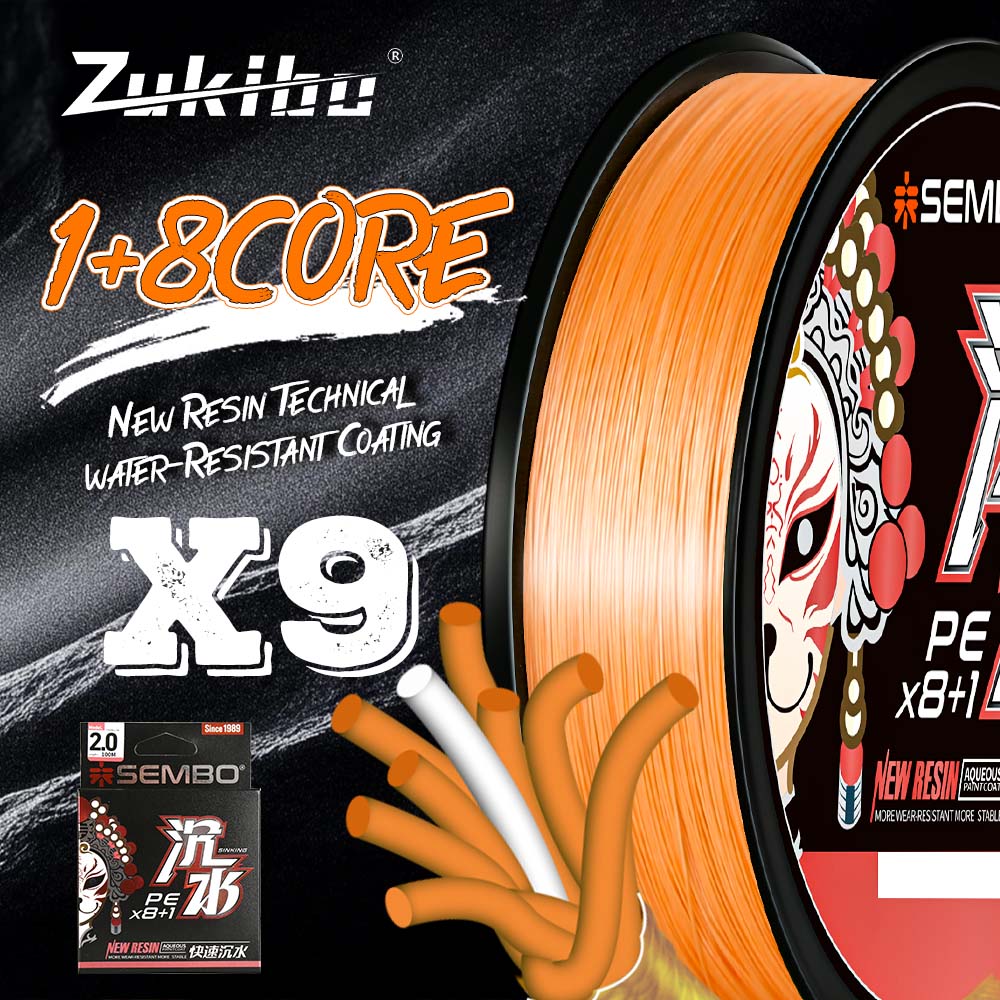 ZUKIBO X8 Braided Fishing Wire - Copolymer Line ulasan dan harga