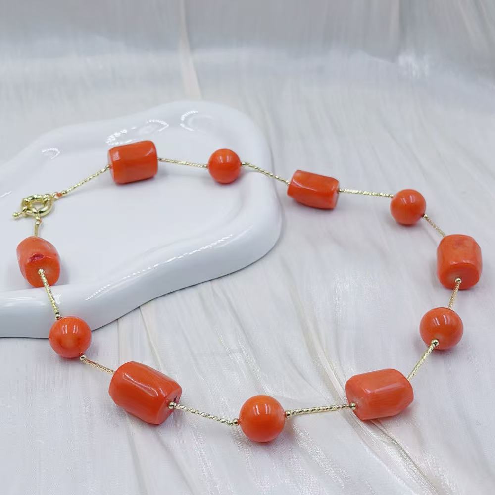12-16mm Orange Women Vintage   - Freshwater Line ulasan dan harga