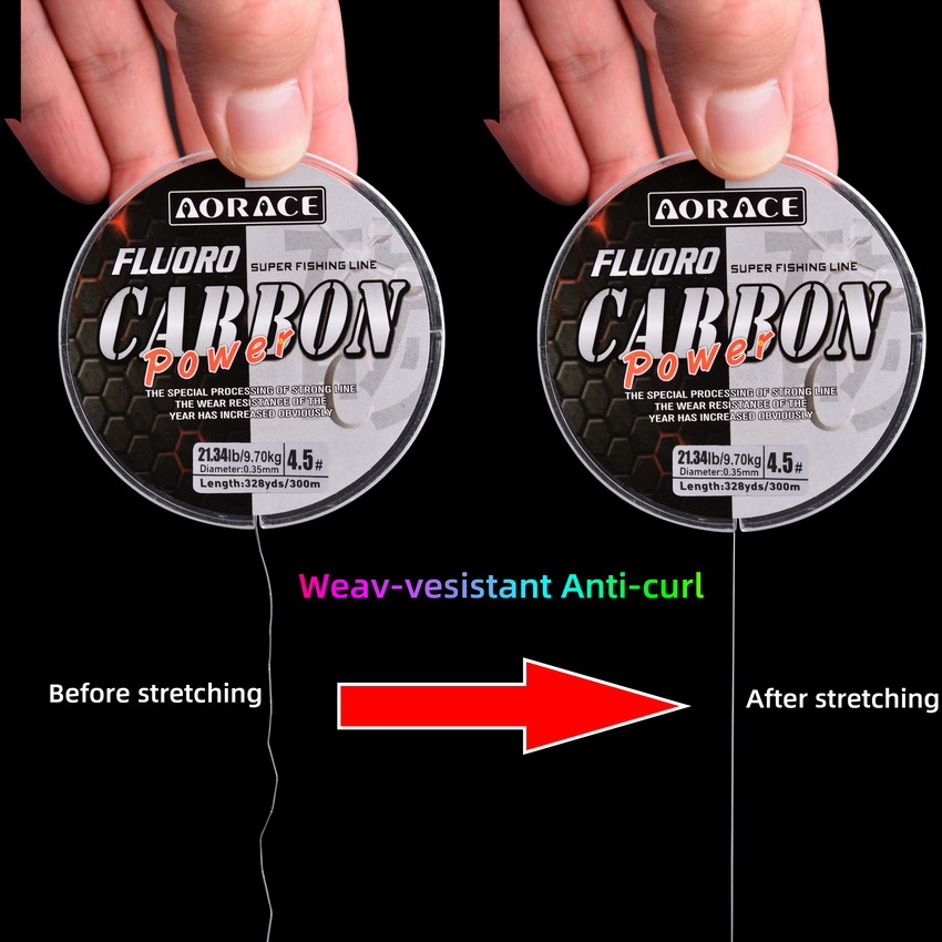 Aorace 300M Fluorocarbon Fishi - Copolymer Line ulasan dan harga